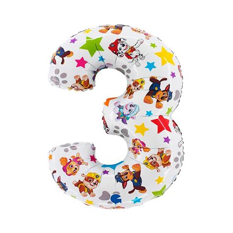 Balon Folie Cifra Paw Patrol Cm X Cm Multicolor Emag Ro