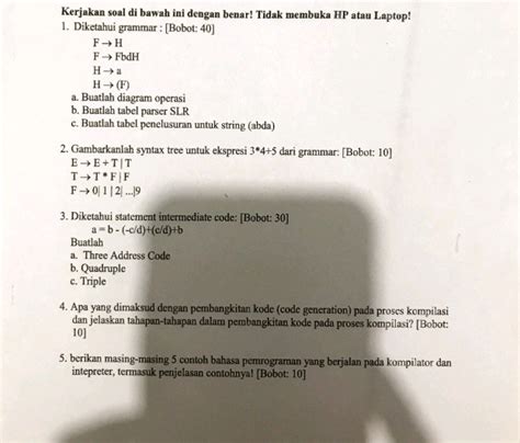 Kerjakan Soal Di Bawah Ini Dengan Benar Tidak Studyx