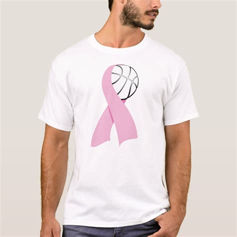 Basketball Breast Cancer Awareness T Shirt Zazzle