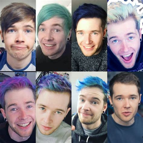 Dan's hair color throughout the years : r/DanTDM