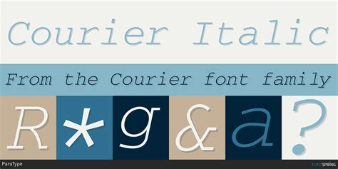 Courier Font