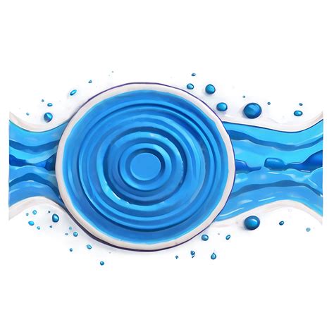 Download Rippled Blue Circle Png 4