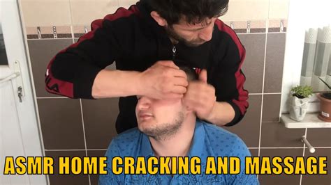 Asmr Barber Massage And Cracking Neck Back Foot Crack Head