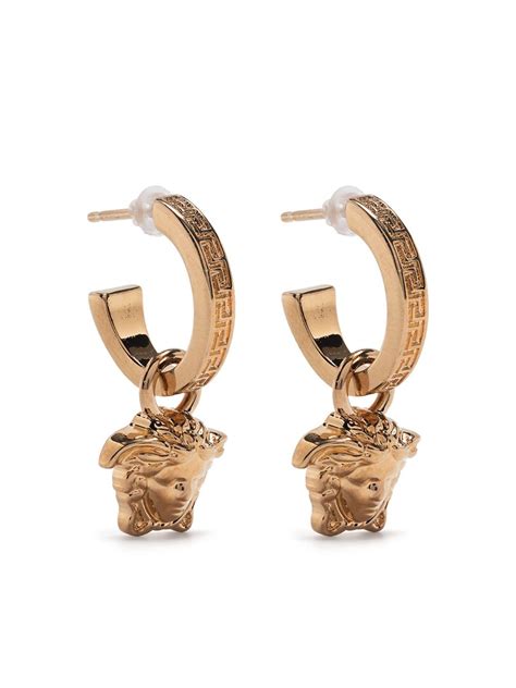 Versace La Medusa Greca Drop Earrings Us