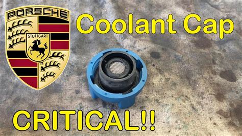 Porsche 986996987997981 Coolant Cap Disassembly Cleaning And