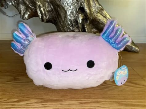 Squishmallow Monica Purple Axolotl Backpack Plush Nwt Eur