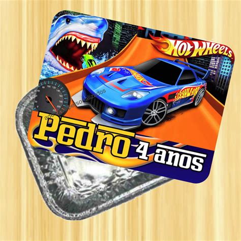 Adesivo Marmitinha Hot Wheels Elo7 Produtos Especiais