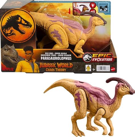 Mattel Jurassic World Chaos Theory Netflix Wild Roar Parasaurolophus