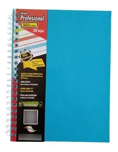 Libretas Cuadernos Profesional Pasta Dura Printaform Pzas