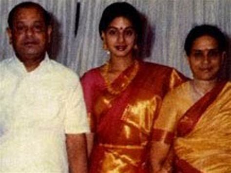 Sridevi Rare Pics Sridevi With Her Father Ayyapan