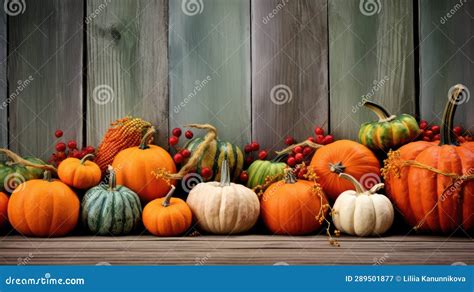 A Rustic Wooden Background Adorned With A Bottom Border Of Pumpkins