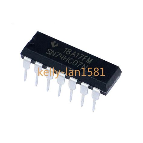 10pc New SN74HC07N 74HC07 Inline DIP14 Logic IC Chip EBay