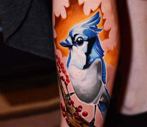 Little Blue Jay Tattoo By Ben Ochoa Post 20193