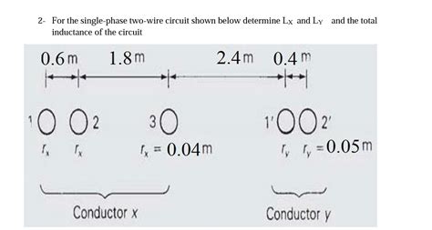 Solved For The Single Phase Two Wire Circuit Shown Below Chegg