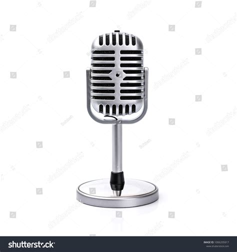 Retro Microphone On Stage Images Stock Photos Vectors