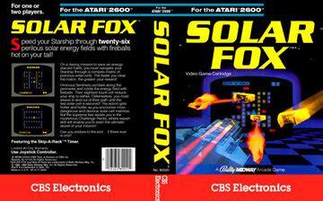 Solar Fox Atari The Cover Project