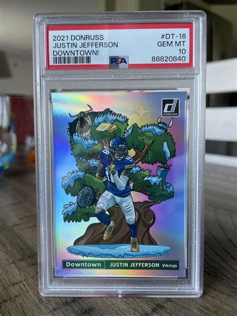 Justin Jefferson Donruss Dt Downtown Ssp Price Guide