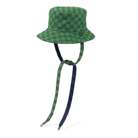 Gucci Gg Multicolor Reversible Bucket Hat In Green For Men Lyst