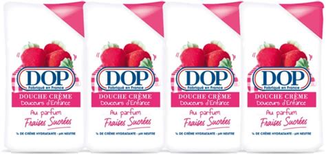 Dop Douceurs D Enfance Gel Douche Cr Me Au Parfum Fraises Sucr Es