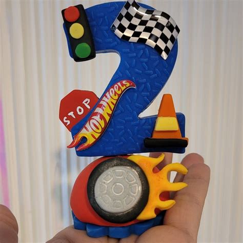 Hot Wheels Cake Topper Etsy