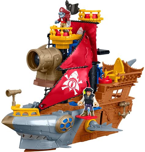 Fisher Price Imaginext Shark Bite Pirate Ship Kids Toys News