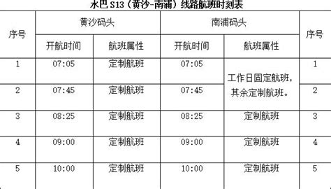 2021年6月1日起广州水巴线路调整旅泊网