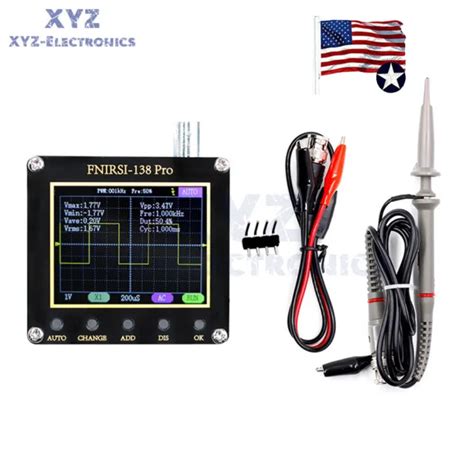 FNIRSI-138 PRO DIGITAL Handheld Oscilloscope 200KHz Analog Bandwidth ...