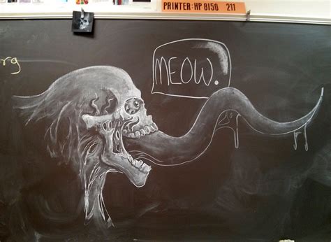 Teacher Draws Stunning Chalkboard Drawings To Inspire His Students