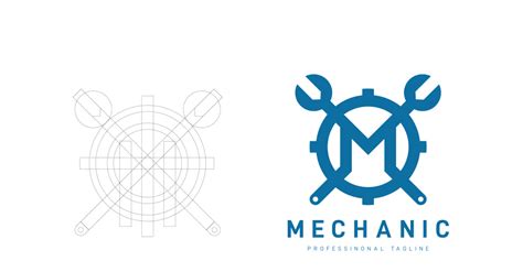 Modèle De Conception De Logo Mécanique Pour Votre Projet