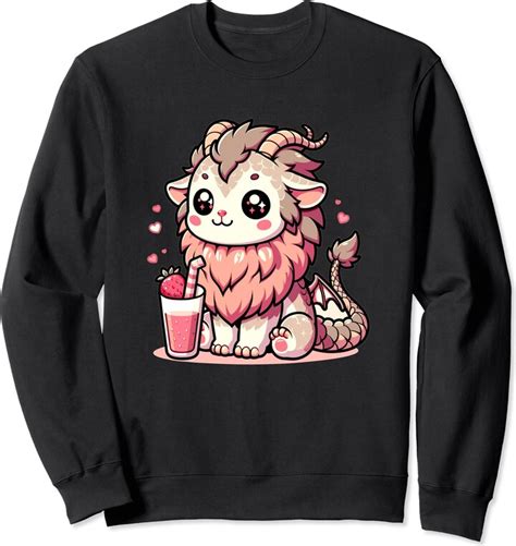 Cute Kawaii Mythical Creatures Drinking Milk Co Cute Japanese Kawaii