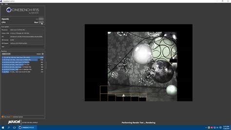 Intel Core I K Cinebench R Test Youtube