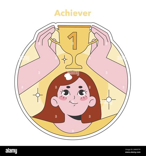 Enneagram Achiever Type Illustration An Ambitious Excellence Driven