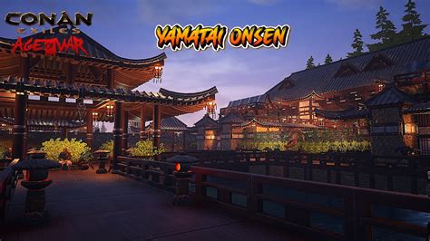 How To Build A Yamatai Onsen Hot Spring Speed Build Conan Exiles Yamatai Towers Blocks