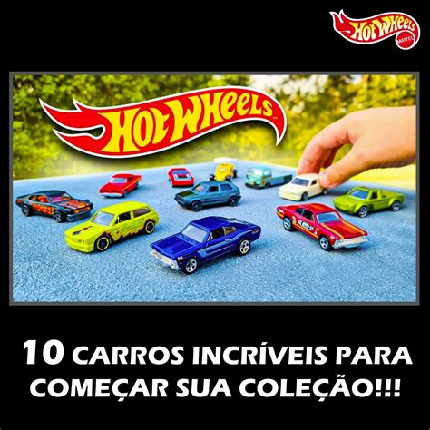 Carrinho Cole O Ferro Hot Wheels Kit Unidades Coloridos Frete Gr Tis