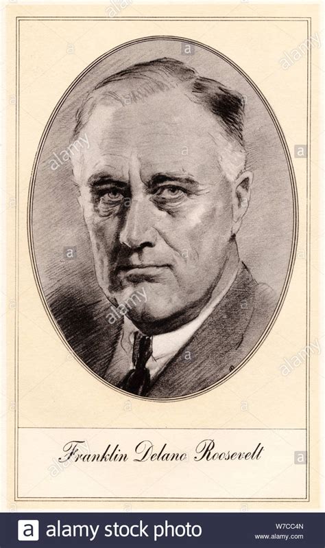 Franklin Delano Roosevelt Nd President Of The United States Mid