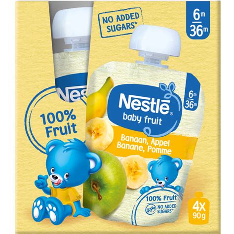 Nestlé Fruit Appel Banaan 6 Bel Reserveren Albert Heijn