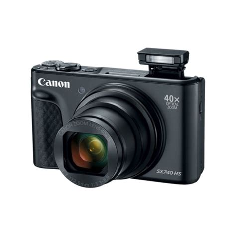 Canon PowerShot SX740 HS kompakt fényképezőgép 20 3 MP fekete eMAG hu