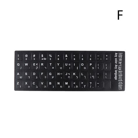 Waterproof Laptop Keyboard Stickers Spanish French Korean Thai Keyboard