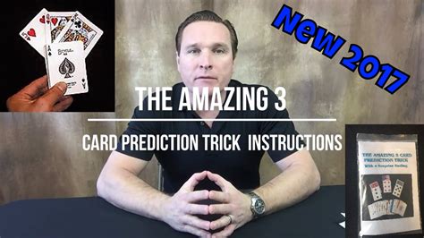 The Amazing 3 Card Prediction Tutorial Instructions Youtube