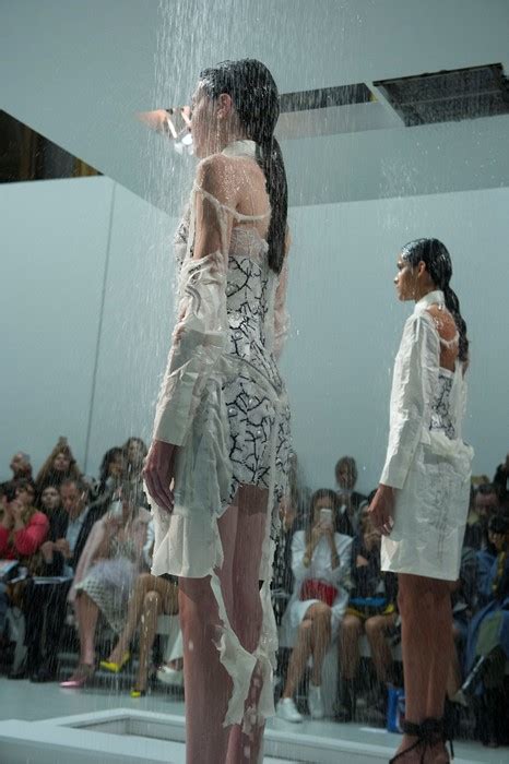 Hussein Chalayan Talks Making Dresses Dissolve On The Runway Womenswear