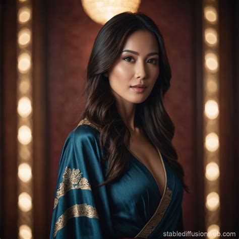 Beautiful Oriental Brunette Woman In Realistic Orient Stable Diffusion Online