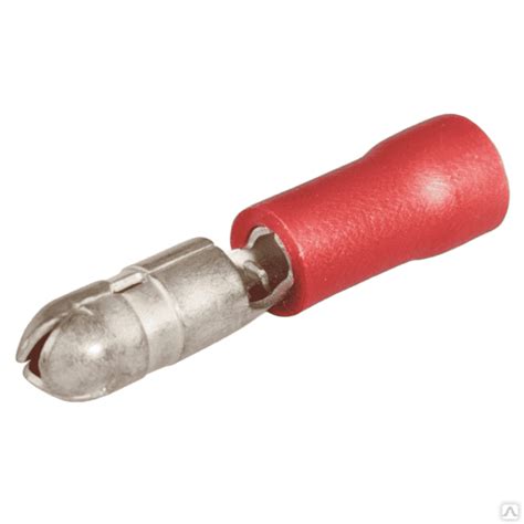 Разъем штекерный РШИ-П 1.5-4 изолированный ПАПА красный купить за 7.60 ...