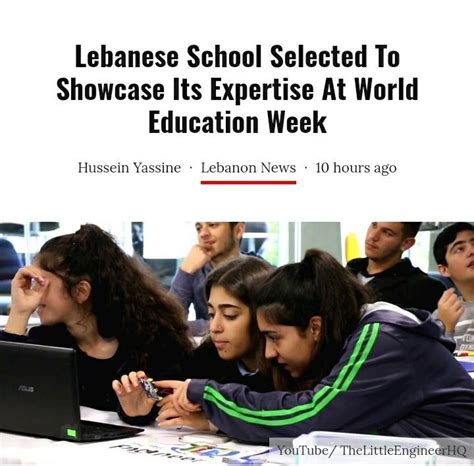 Lebanese School Selected To Showcase Its Expertise At World Education ...