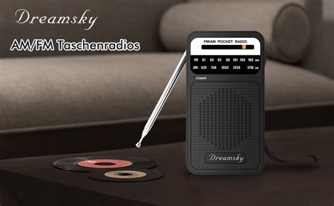 Dreamsky Pocket Radios Battery Operated Am Fm Radio With Great