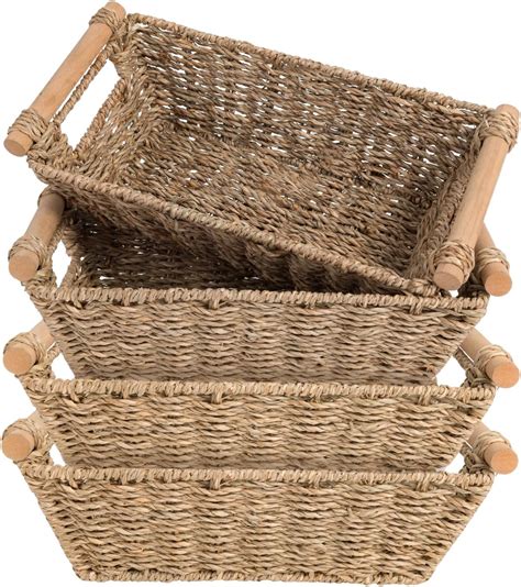 Amazon OEHID Small Wicker Baskets Small Baskets For Organizing