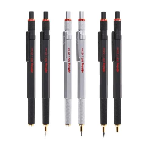 Rotring L Piz Mec Nico Retr Ctil Para Dibujo Soporte Hexagonal De Metal