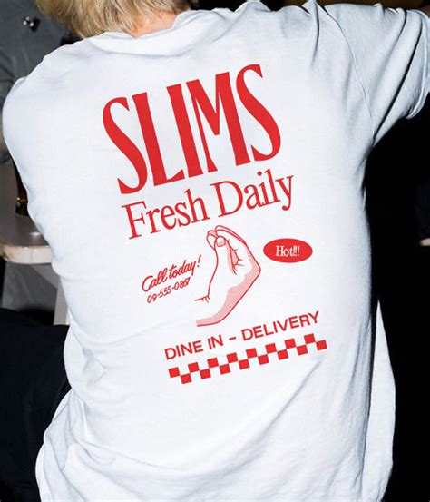 Slims Pizza — Blake Scott Design Pizza Branding Food Shirt Design