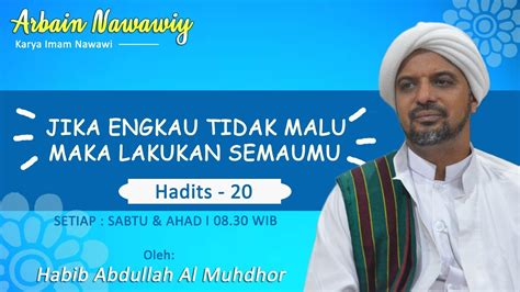 Live Kajian Arbain Nawawi Hadits Ke Youtube