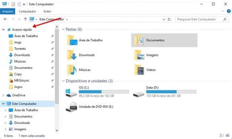 Na Informatica Permite Acesso Rapido A Programas - Windows 10 - Conheça a opção "Acesso Rápido" e veja como utiliza-la