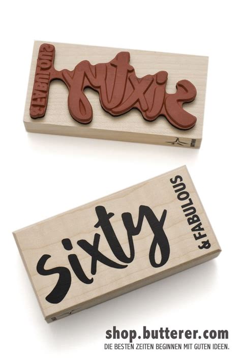 DIY Stempel Sixty FABULOUS für charmante Einladungen und